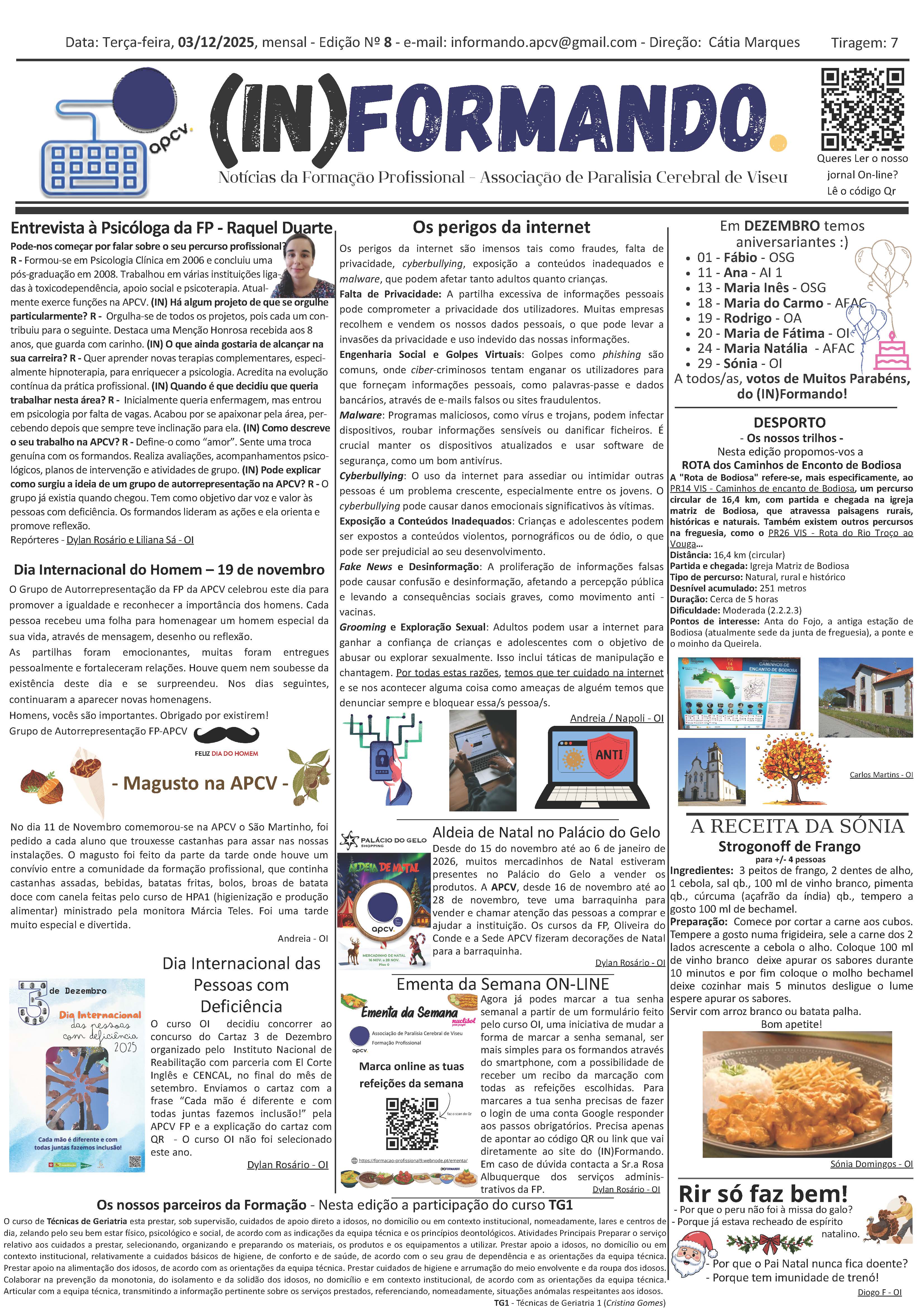 Jornal (IN)formando N.º 8
